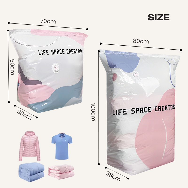 🧳💨 50% OFF! 🛏️🗄️No‑Pump Vacuum Storage Bags