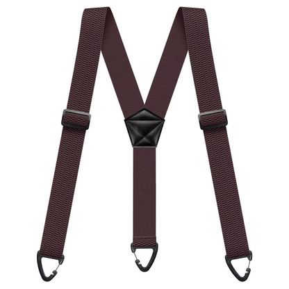 🔥Today’s Special: Buy One Get One Free🦺 Men's Suspenders with Hook Clips – Y-Back & X-Back Styles