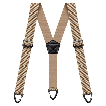 🔥Today’s Special: Buy One Get One Free🦺 Men's Suspenders with Hook Clips – Y-Back & X-Back Styles