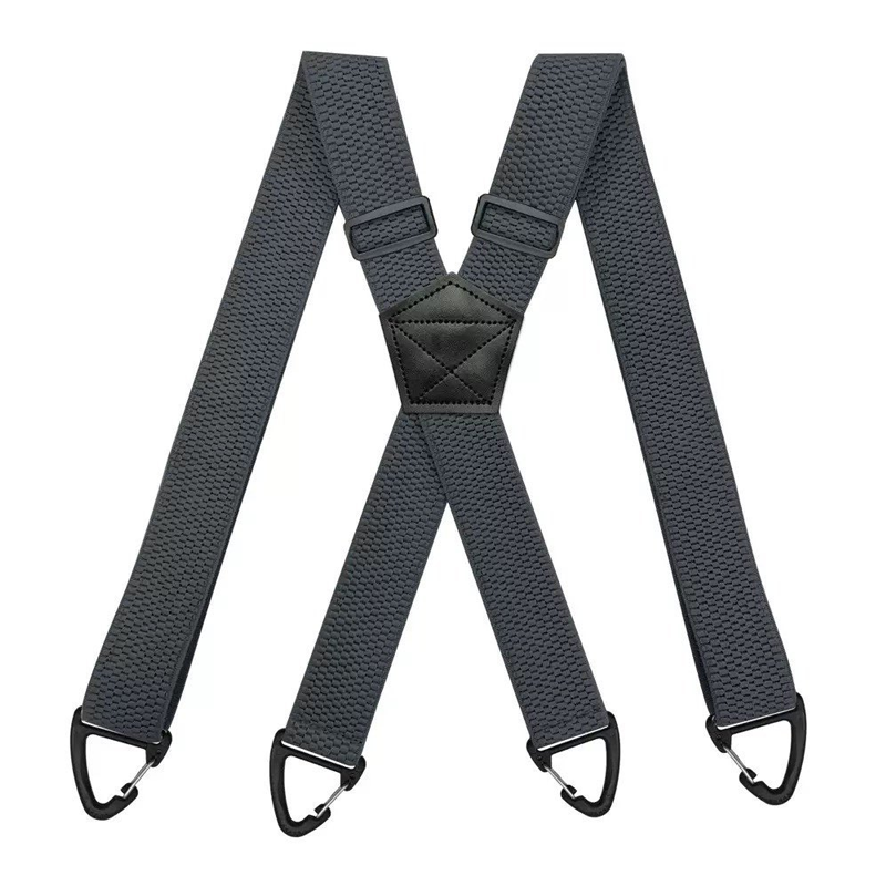 🔥Today’s Special: Buy One Get One Free🦺 Men's Suspenders with Hook Clips – Y-Back & X-Back Styles