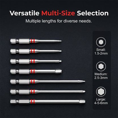 📢📢50% OFF !! ⏰Heavy-Duty Pagoda Hex Bits Set
