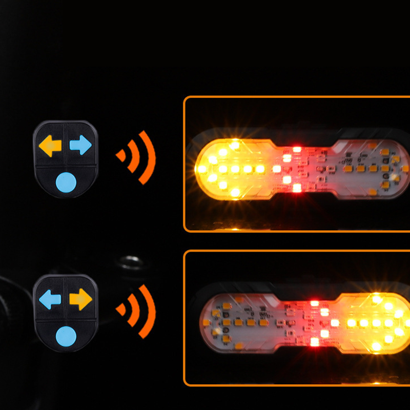 🚲💡 Smart Bike Safety Light with Wireless Remote – Multi‑Mode, USB‑Rechargeable, Safe ✨