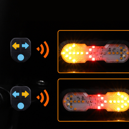 🚲💡 Smart Bike Safety Light with Wireless Remote – Multi‑Mode, USB‑Rechargeable, Safe ✨