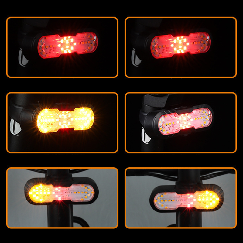 🚲💡 Smart Bike Safety Light with Wireless Remote – Multi‑Mode, USB‑Rechargeable, Safe ✨