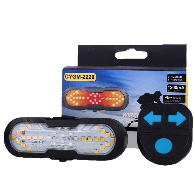 🚲💡 Smart Bike Safety Light with Wireless Remote – Multi‑Mode, USB‑Rechargeable, Safe ✨