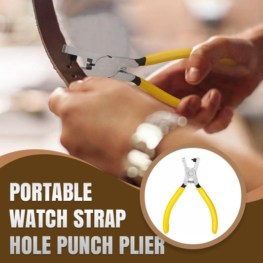 🎉2026 HOT SALE！🔧 Portable Watch Strap Hole Punch Plier