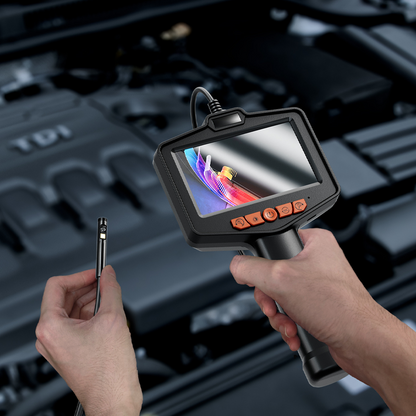 🔬Waterproof Industrial Endoscope Camera with 4.3" IPS Screen