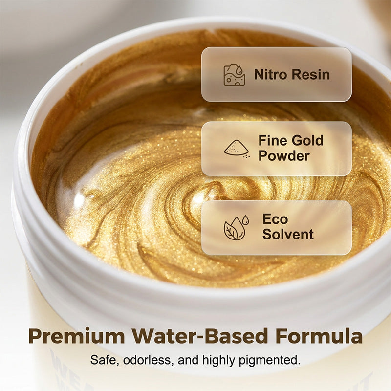 ✨Restore Rusty Metal with Weather-Resistant Water-Based Gold Paint