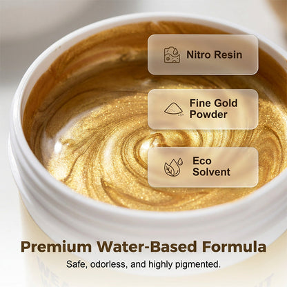 ✨Restore Rusty Metal with Weather-Resistant Water-Based Gold Paint