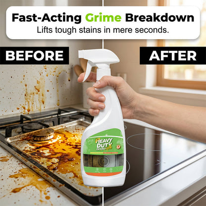 🔥BUY 1 GET 1 FREE🏆Heavy Duty Kitchen Degreaser Spray Powerful Grease Cleaner For Stovetops Ovens Range Hoods Counters And More