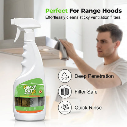 💕Buy 1 Get 1 Free🎁Heavy Duty Kitchen Degreaser Spray Powerful Grease Cleaner 120ml