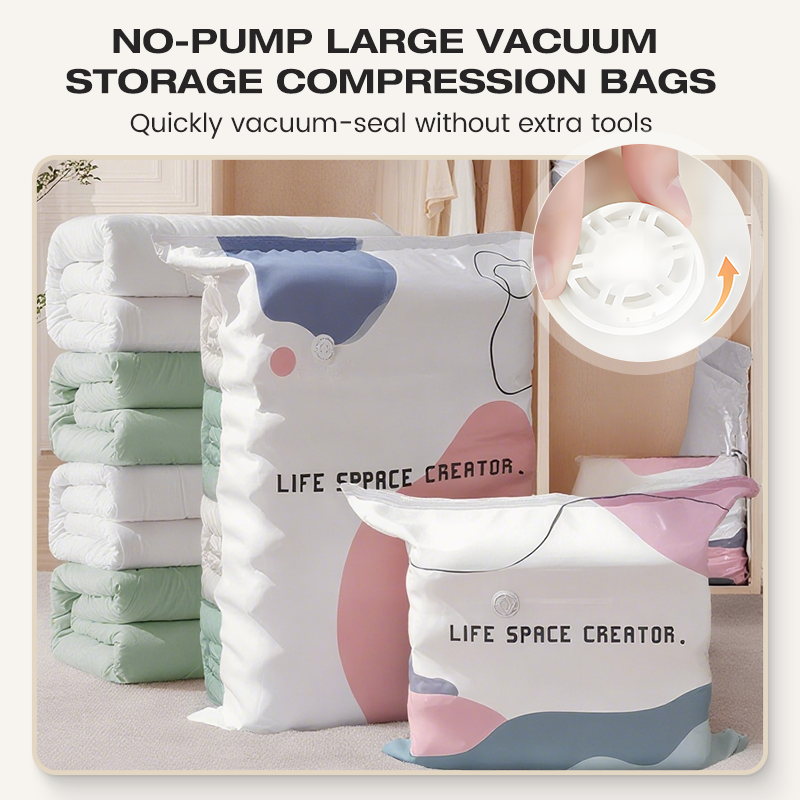 🔥2026 Hot Sale🔥No-Pump Large Vacuum Storage Compression Bags