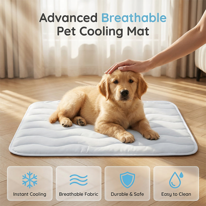 ❄️ 50%OFF 🧊Breathable Washable Pet Cooling Mat