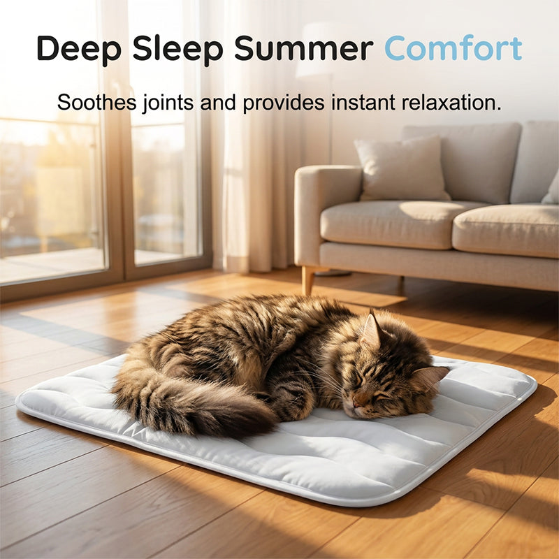❄️ 50%OFF 🧊Breathable Washable Pet Cooling Mat