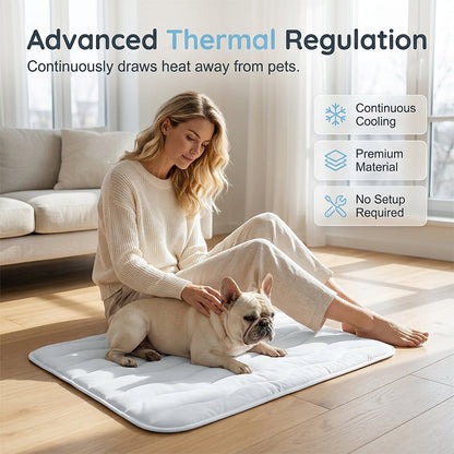 ❄️ 50%OFF 🧊Breathable Washable Pet Cooling Mat
