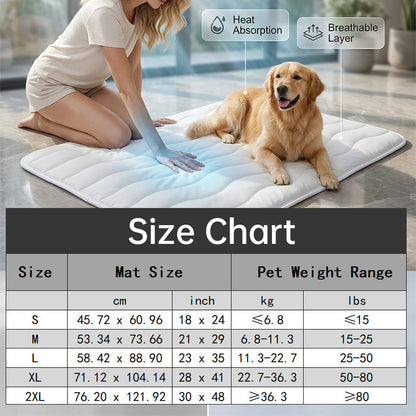 ❄️ 50%OFF 🧊Breathable Washable Pet Cooling Mat