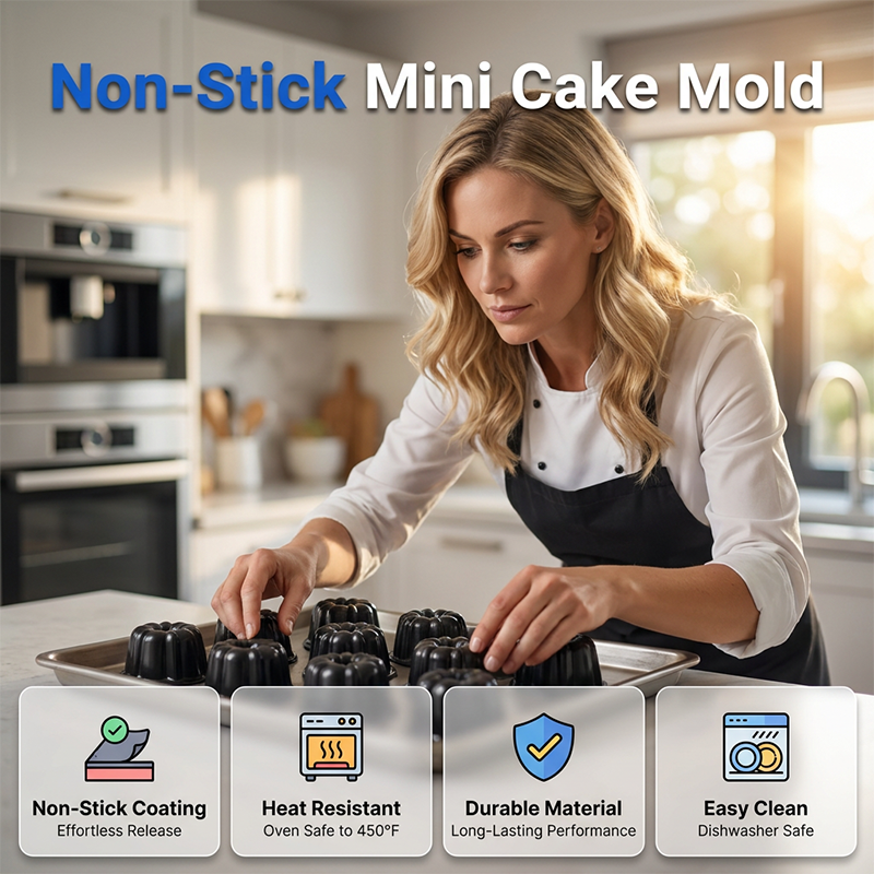 🥳HOT SALE! Carbon Steel Mini Pumpkin-Shaped Cake Mold✨