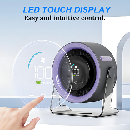 🔥Limited-time 50% off🏆2026 Desktop Fan – Rechargeable and Plug-in 2-in-1