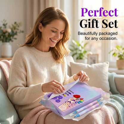 🥳2026 HOT SALE🥳✨10/12-Color Dual-Tip Nail Art Pen Set/Metallic Nail Art Pen