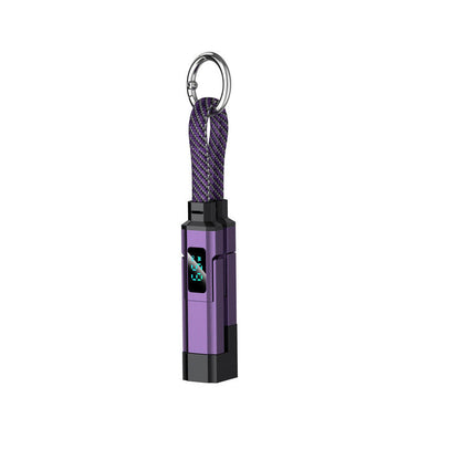 🔌Limited-time 50% off✨ 4-in-1 Charging Cable with Digital Display & Keychain