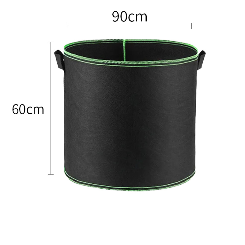 🌱👜 5-Pack Thickened Non-Woven Grow Bag With Handles – Heavy Duty, Breathable Fabric, Eco-Friendly, Large Capacity. Perfect For Potatoes, Tomatoes & Herbs! 🥔🍅🌿