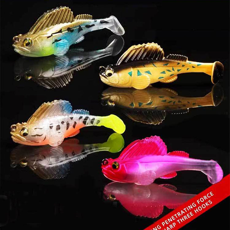 5-Piece T-Tail Soft Lure Set with Box