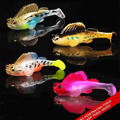 5-Piece T-Tail Soft Lure Set with Box