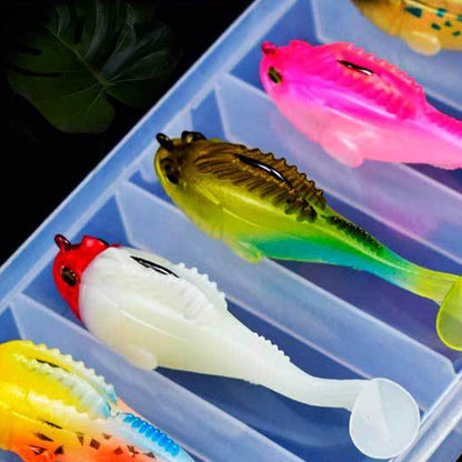 5-Piece T-Tail Soft Lure Set with Box