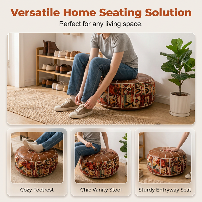 🎁50% OFF💥Multifunctional Storage Ottoman Pouf