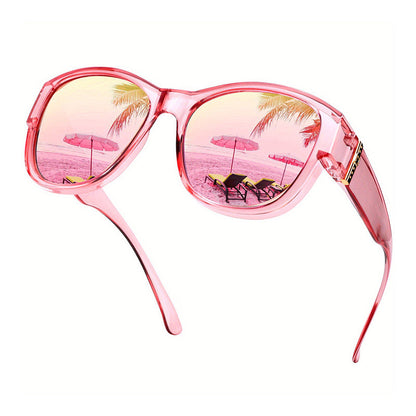 🔥 50% OFF · Large Sunglasses to Wear Over Glasses for Women