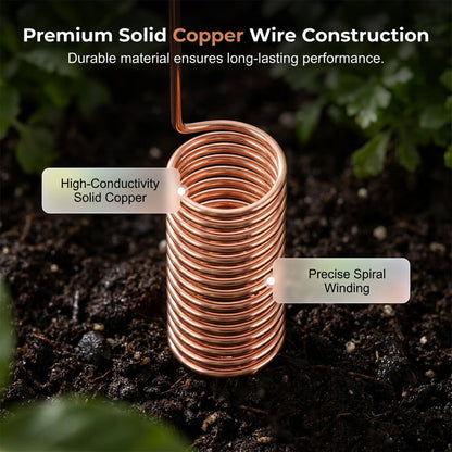 🔥Last Day Sale 50% OFF-Copper Spiral Antenna Plant Stakes🌻🌻