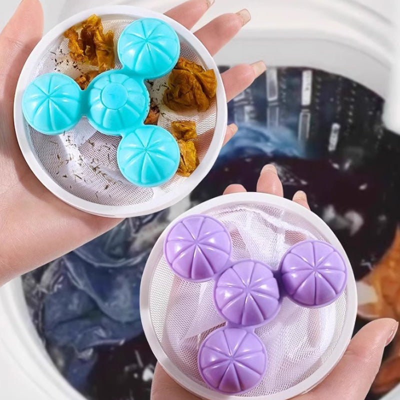 ⏳50%OFF🔥Reusable Washing Machine Filter Bag –  Floating Hair & Fluff Catcher for Front & Top Loaders