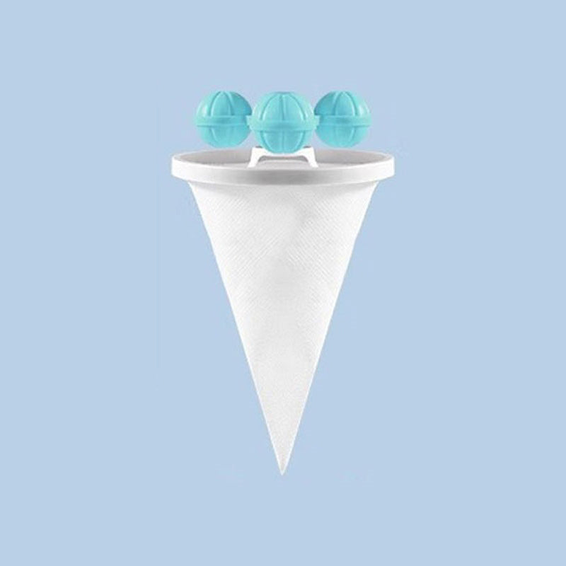 ⏳50%OFF🔥Reusable Washing Machine Filter Bag –  Floating Hair & Fluff Catcher for Front & Top Loaders