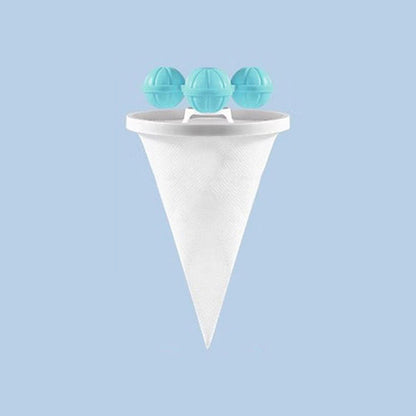 ⏳50%OFF🔥Reusable Washing Machine Filter Bag –  Floating Hair & Fluff Catcher for Front & Top Loaders