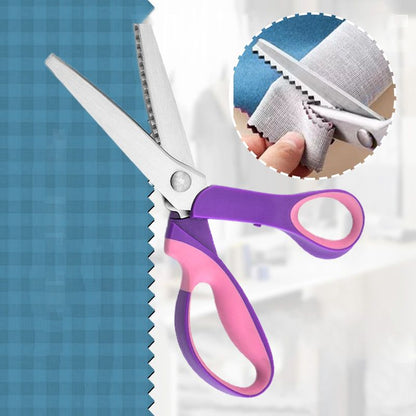 ✂️🔥 50% OFF! Cut Any Fabric Without Fraying – Zigzag in One Motion. The Scissors Sewers, Crafters & Home Cooks Across Europe Love!