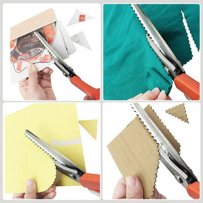 ✂️🔥 50% OFF! Cut Any Fabric Without Fraying – Zigzag in One Motion. The Scissors Sewers, Crafters & Home Cooks Across Europe Love!