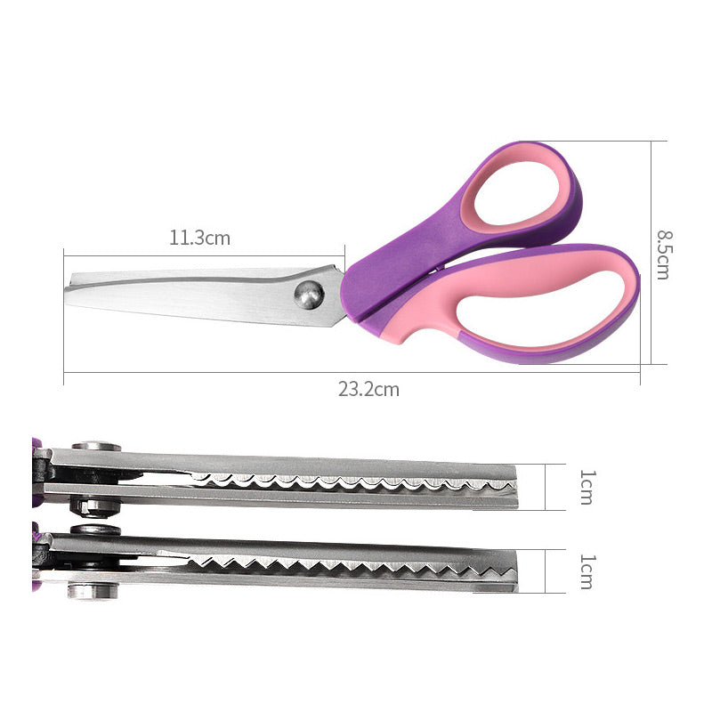 ✂️🔥 50% OFF! Cut Any Fabric Without Fraying – Zigzag in One Motion. The Scissors Sewers, Crafters & Home Cooks Across Europe Love!