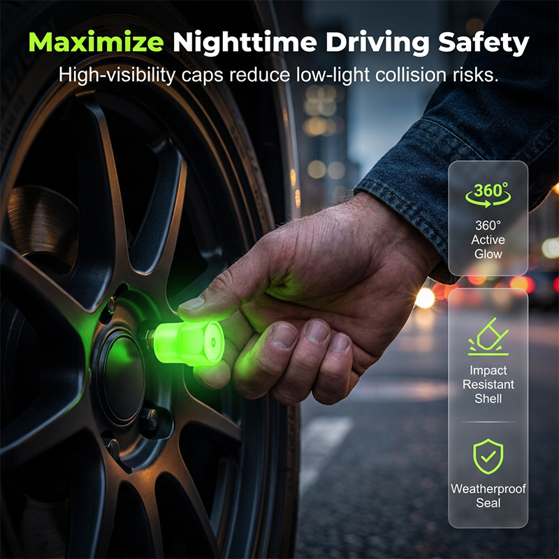 Limited-time 50% off🌟🔩 Luminous Tire Valve Caps