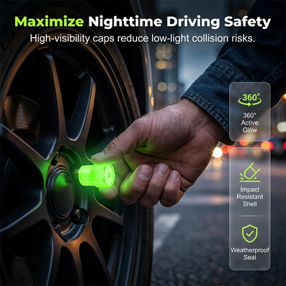 Limited-time 50% off🌟🔩 Luminous Tire Valve Caps