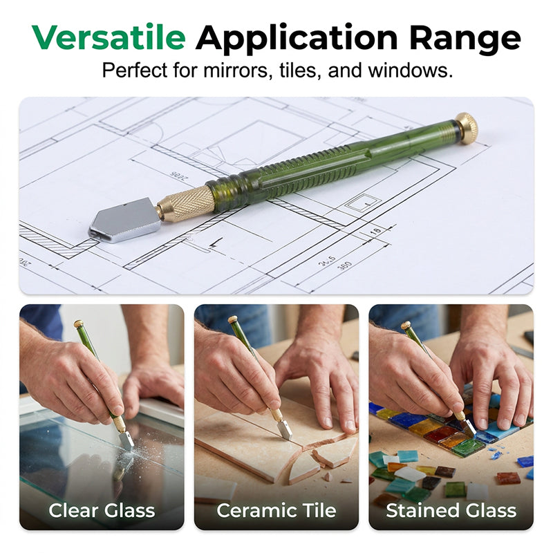 🔥Great Deal Buy 1 Get 1 Free Professional Diamond Glass Cutting Tool