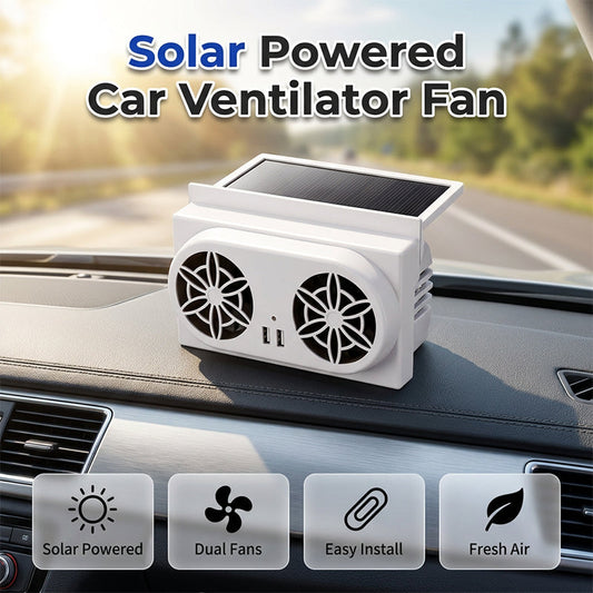 🧊50%off🧊Solar Powered Car Ventilator Fan