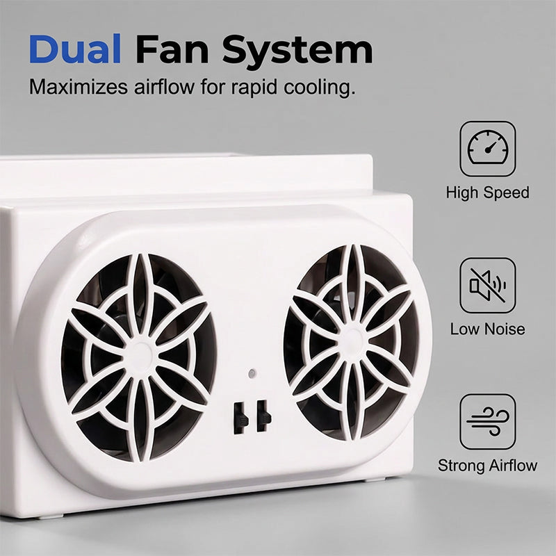 🧊50%off🧊Solar Powered Car Ventilator Fan