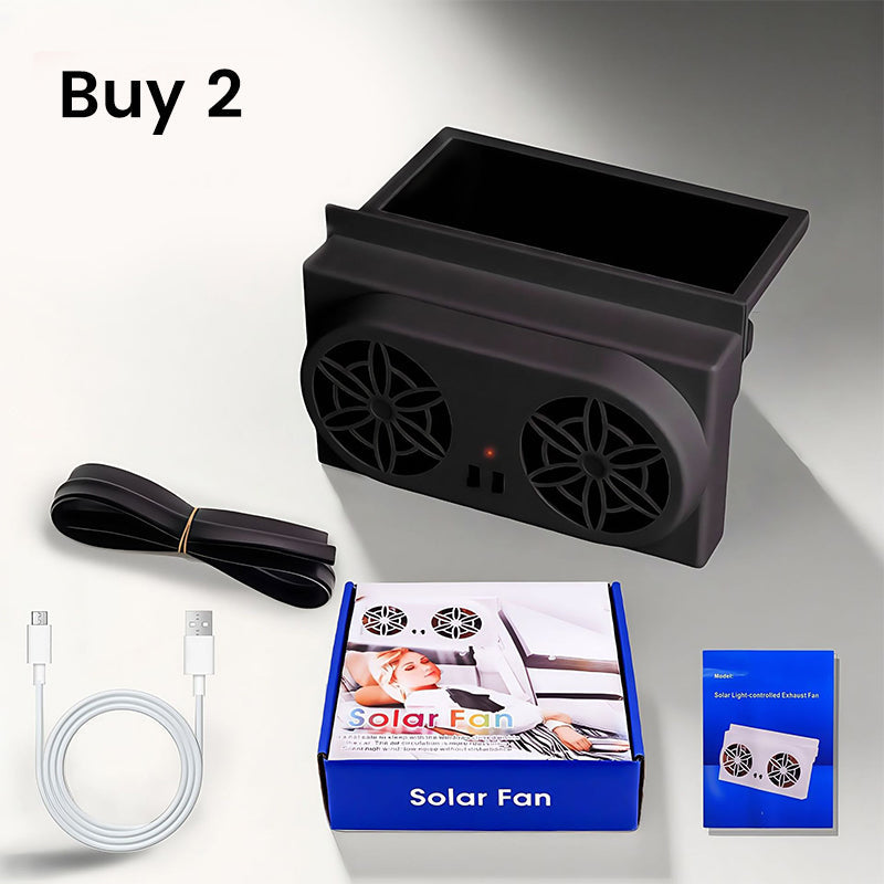 🧊50%off🧊Solar Powered Car Ventilator Fan