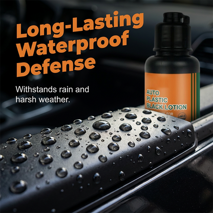 📢📢 50% OFF! 🚗✨ Multi-Purpose Black Plastic Restorer for Cars 🛡️