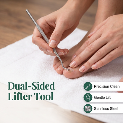 ✂️ Precision Nail Care 3-Piece Set | Curved Blade Prevents Splitting