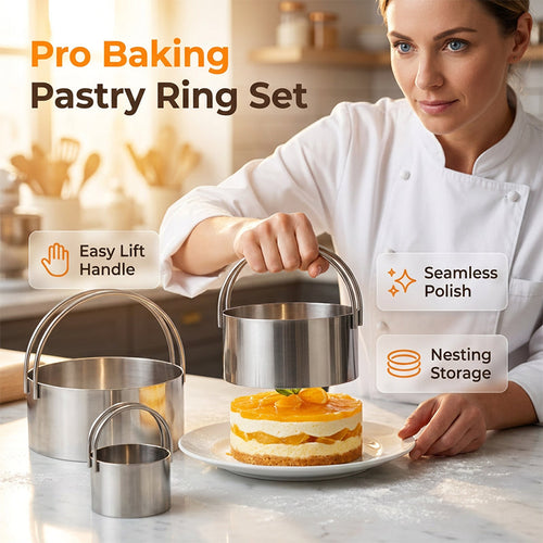 📢📢50% OFF NOW!! ⏰Professional Baking Set with 5 Pie Dishes