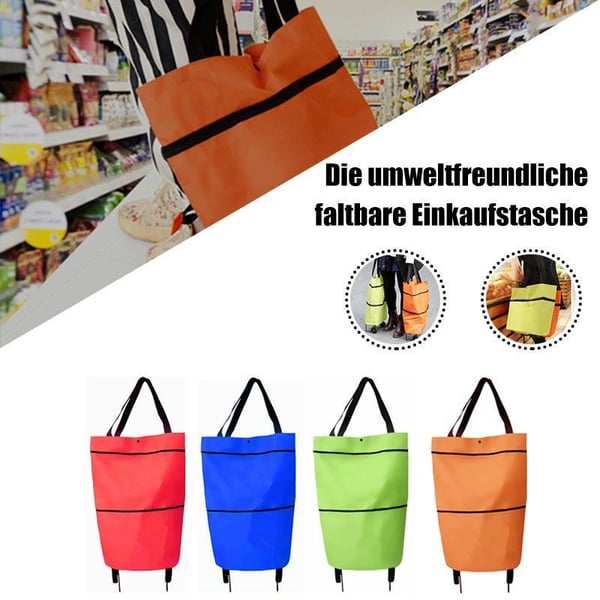 📢📢Buy 1 Get 1 Free⏰2-in-1 Foldable Shopping Cart