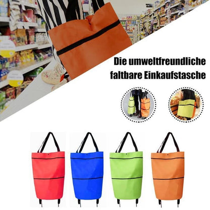 📢📢Buy 1 Get 1 Free⏰2-in-1 Foldable Shopping Cart