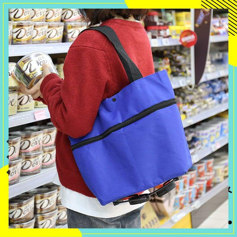 📢📢Buy 1 Get 1 Free⏰2-in-1 Foldable Shopping Cart