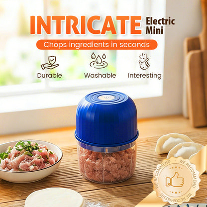 👶🥕🍎 LIMITED-TIME 50% OFF! Versatile Electric Mini Chopper – Grind, Mince, Puree – Stainless Steel Blades, Easy Clean – Great for Baby Food, Salsa, Dips, and Dressings 🧑‍🍳✨